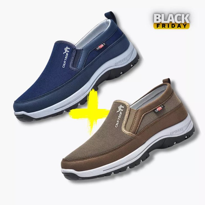 (🔥ESQUENTA BLACK FRIDAY) COMPRE 1 LEVE 2 Tênis Mocassim Ortopédico ConfortPlus 2025