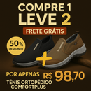 (🔥ESQUENTA BLACK FRIDAY) COMPRE 1 LEVE 2 Tênis Mocassim Ortopédico ConfortPlus 2025